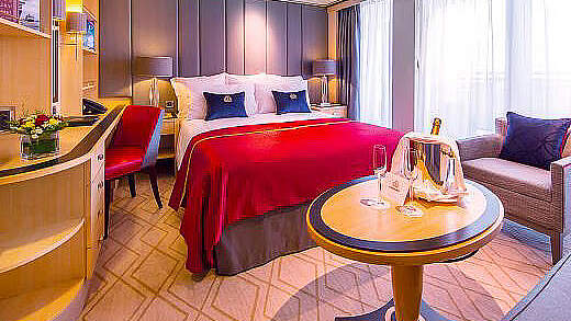 Cunard Queen Mary 2: Beispiel Princess Suite