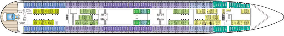 Queen Mary 2: Deckplan Deck 6