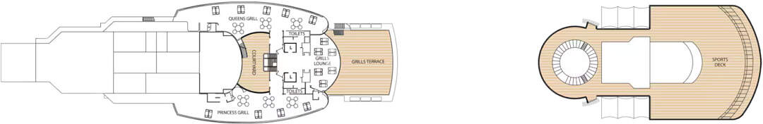 Cunard Queen Victoria: Deckplan Deck 11