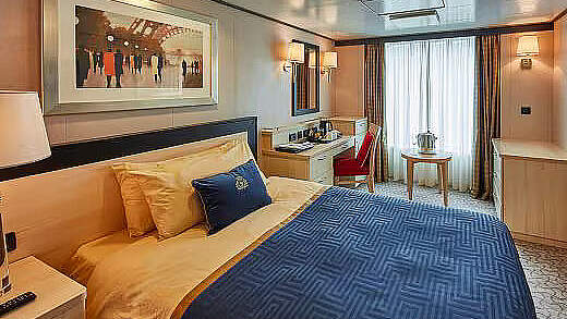 Cunard Queen Victoria:  Außenkabine Einzel