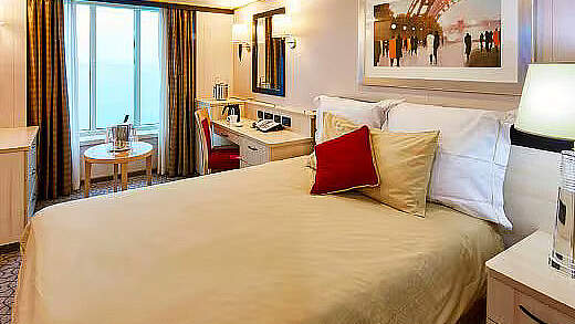 Cunard Queen Elizabeth: Außenkabine Einzel