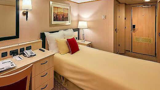 Cunard Queen Elizabeth: Innenkabine Einzel