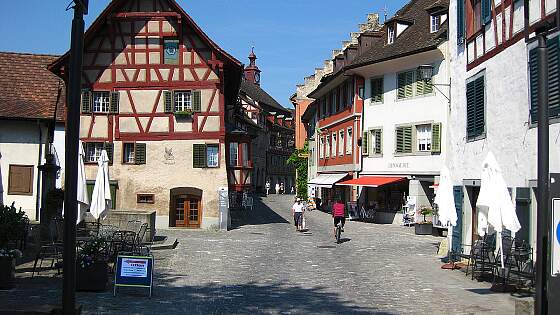 in der Altstadt von Stein am Rhein, Kanton Schaffhausen