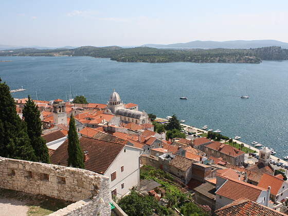 Blick auf Sibenik, Kroatien