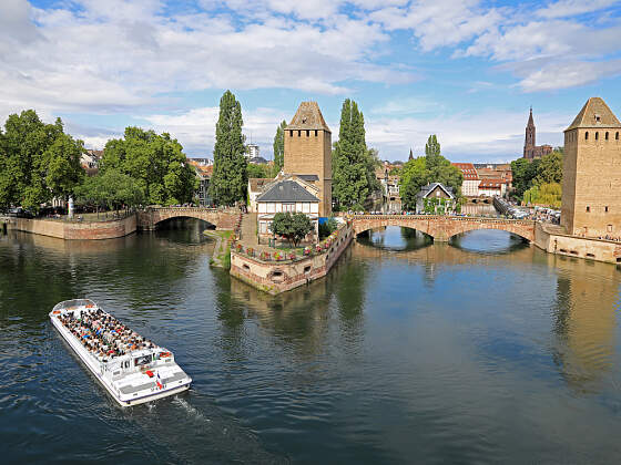 Gedeckte Brücken in Straßburg