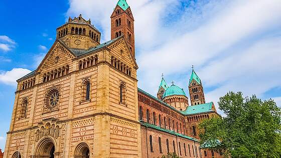 Blick auf den Dom zu Speyer