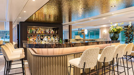 MS Amadeus Amara: Salon mit Bar