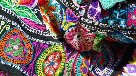 Stoffe aus Peru