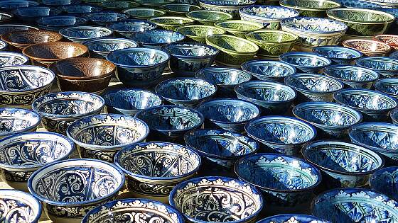 typische Keramik aus Usbekistan