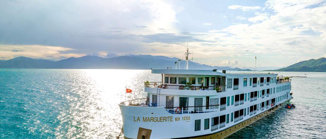 MS La Marguerite auf dem Mekong
