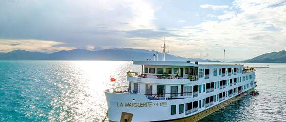 MS La Marguerite auf dem Mekong