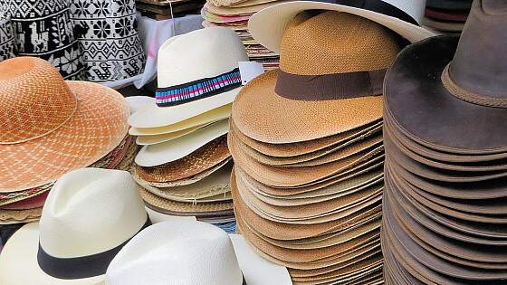 Panamahüte aus Ecuador