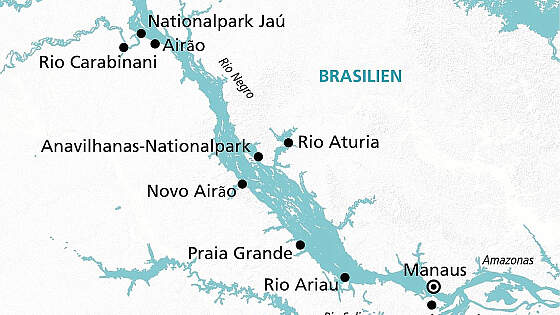 Route Amazon Clipper Premium: Magisches Amazonien
