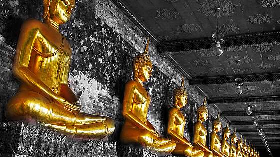 Wat Suthat Thepwararam in Bangkok, Thailand