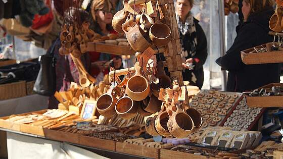 Souvenirs aus Finnland: Holztassen (Kuksa)
