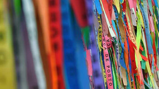 Souvenirs aus Brasilien: Bonfim-Bänder