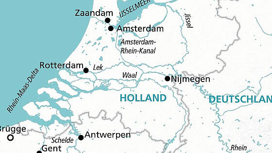 Route MS Alena: Kaleidoskop Holland & Belgien