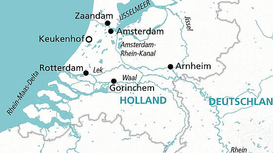 Route MS Anesha: Höhepunkte in Holland