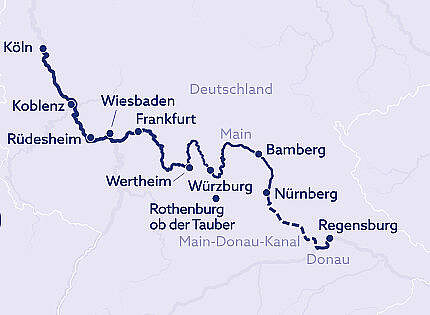 Routeroute MS nickoSPIRIT: Genuss & Wein - Main & Rhein
