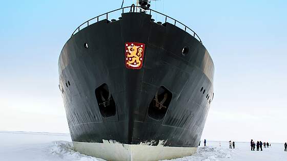 Kemi: Eisbrecher Sampo - Finnisches Lappland