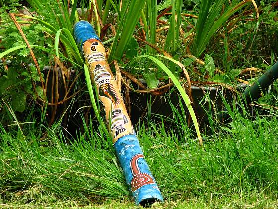 Cairns: Tjapukai Kulturpark - Didgeridoo