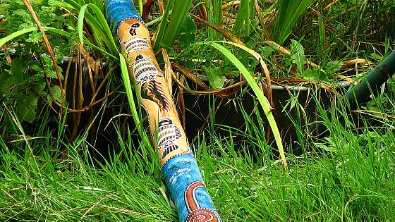 Cairns: Tjapukai Kulturpark - Didgeridoo