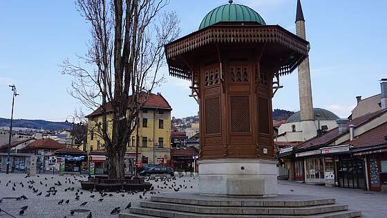 Sarajevo: Bascarsija Platz