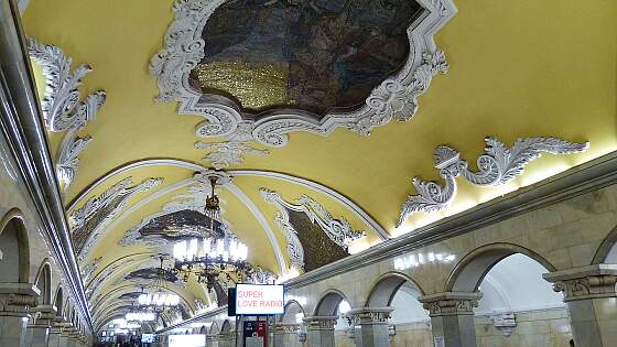 Russland: Metro Moskau