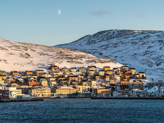 Norwegen: Honningsvag im Winter