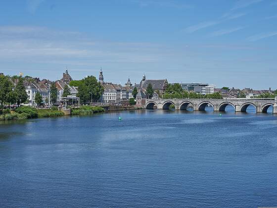 Niederland: Maastricht an der Maas