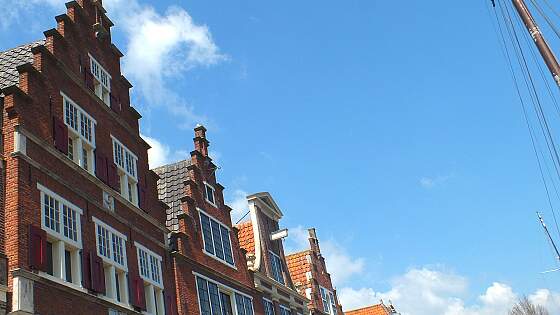 Nordholland: Alte Giebelhäuser in Hoorn
