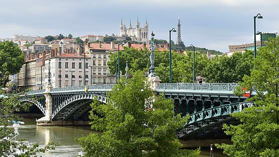 Lyon: Brücke über die Rhone