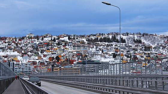 Norwegen: Tromsö Brücke