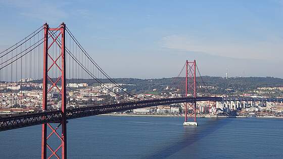 Portugal, Lissabon: Ponte 25 de Abril