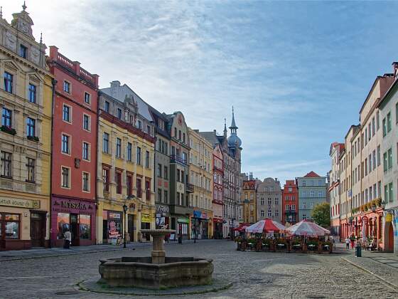 Polen: Marktplatz von Schweidnitz