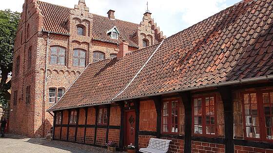 Altstadt von Ribe in Dänemark