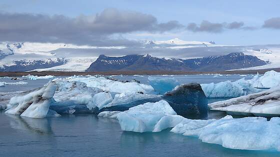 Island: Gletscherlagune im Vatnajökull