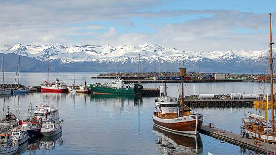Island: Husavik Hafen