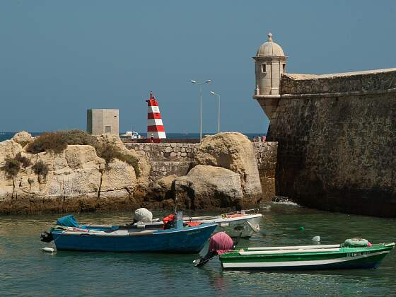 Portugal, Algarve: Hafen von Tavira
