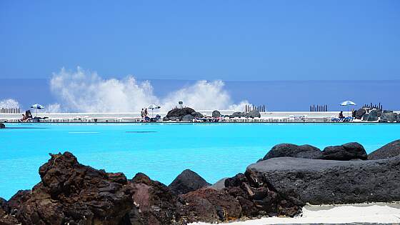 Teneriffa, Puerto de la Cruz: Meerwasserschwimmbad