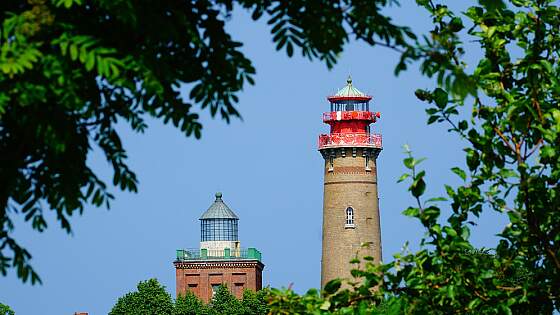 Kap Arkona: das Leuchtfeuer auf Rügen