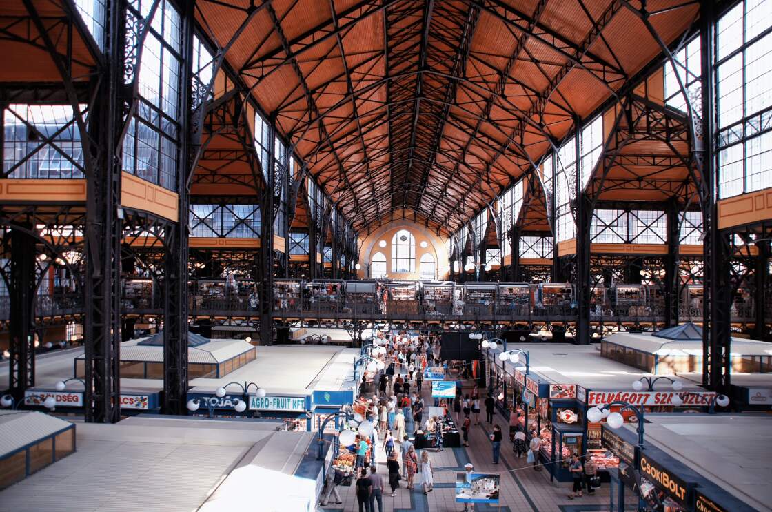 Ungarn, Budapest: Große Markthalle