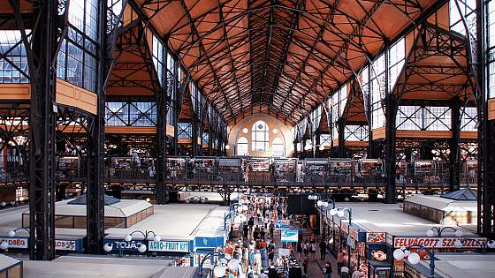 Ungarn, Budapest: Große Markthalle