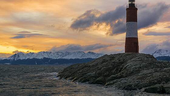 Ushuaia, Patagonien: Leuchtturm Les Eclaireurs