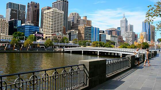 Melbourne, Australien: Yarra River