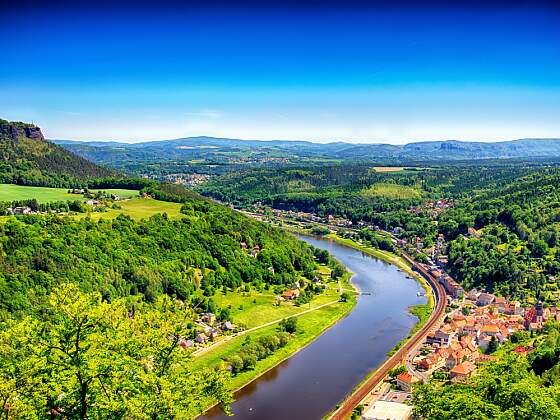 Elbtal in der Sächsischen Schweiz