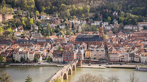 Heidelberg Luftaufnahme