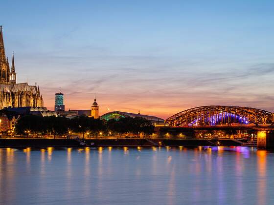 Kölner Dom und Rheinbrücke