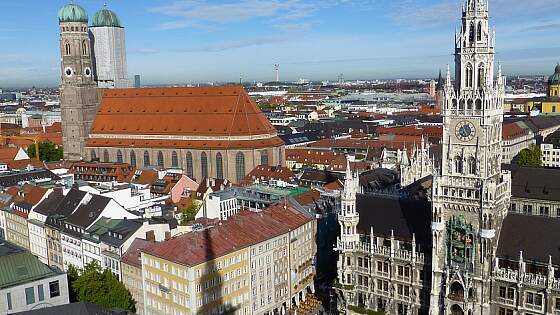 Marienplatz und Frauenkirche München