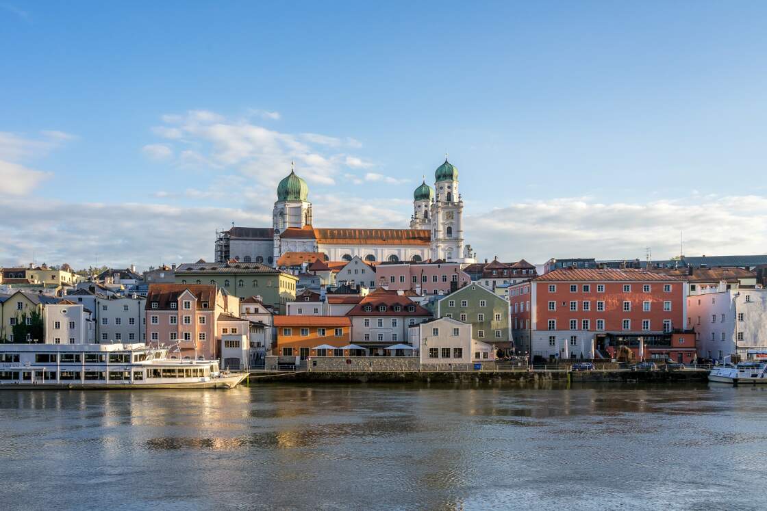 Dom St. Stephan in der Dreiflüssestadt Passau